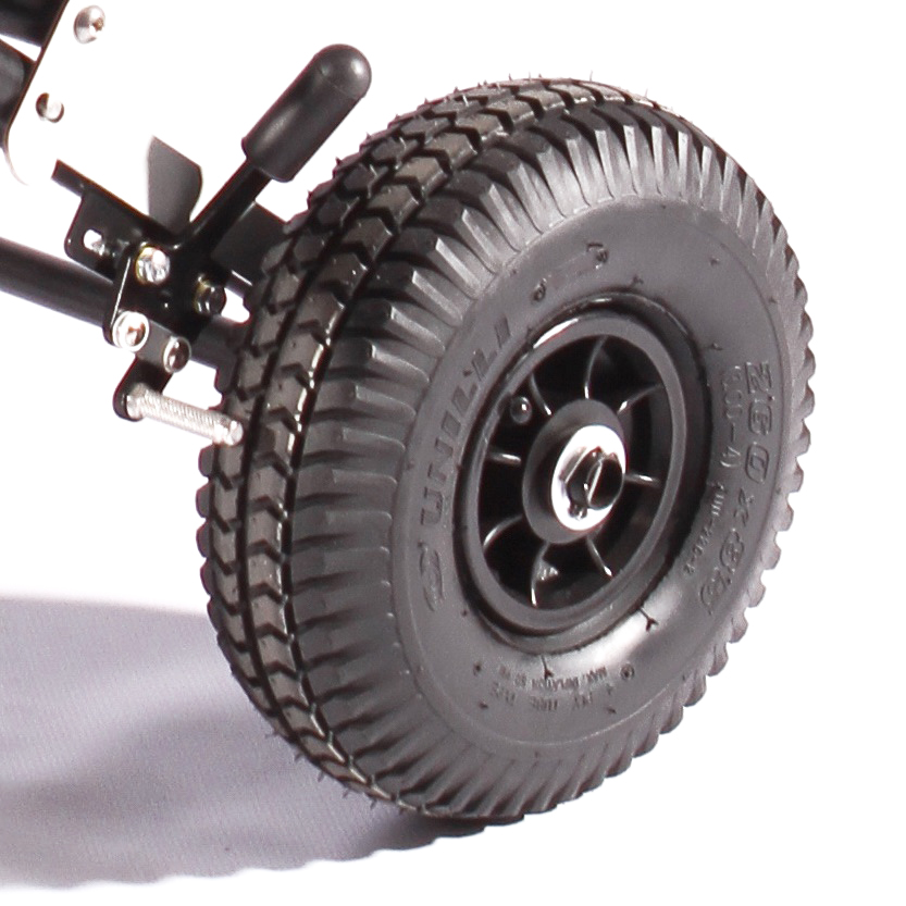 Base Frame Features - Folding 10 Buggy Base Frame - 2 - Off-road wheels